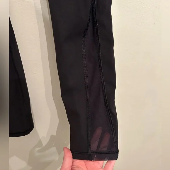 Lululemon Leggings With Mesh Detail - Picture 3 of 7